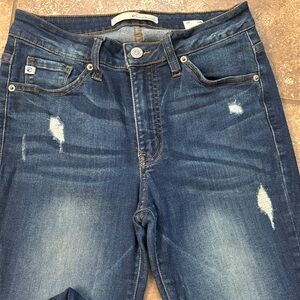 KanCan Dark Blue Distressed Skinny Jeans